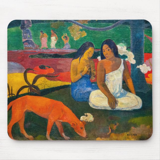 Paul Gauguin - Arearea / The Red Dog Mousepad (Vorne)