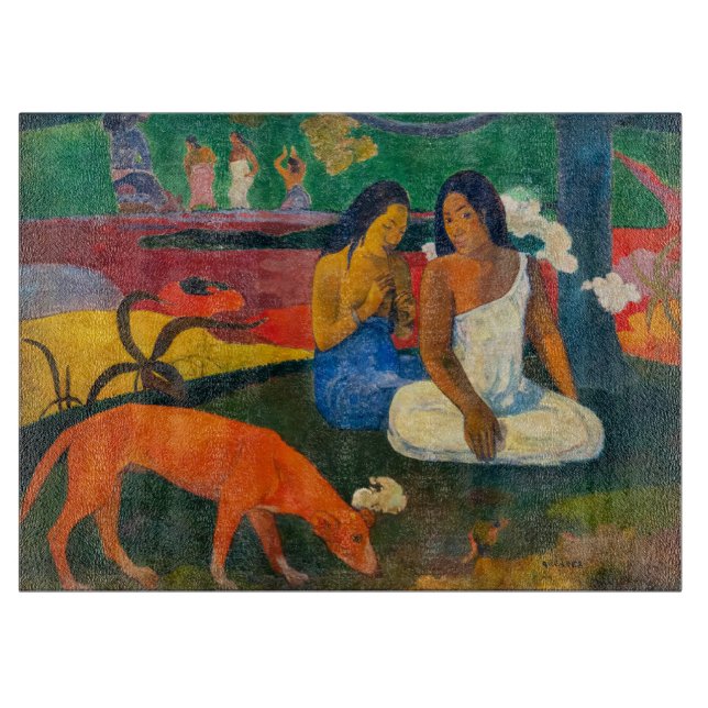 Paul Gauguin - Arearea / The Red Dog Schneidebrett (Vorderseite)