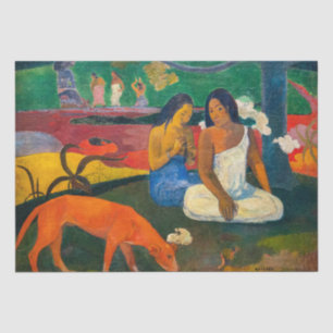 Paul Gauguin - Arearea / The Red Dog Seidenpapier