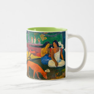 Paul Gauguin - Arearea / The Red Dog Zweifarbige Tasse
