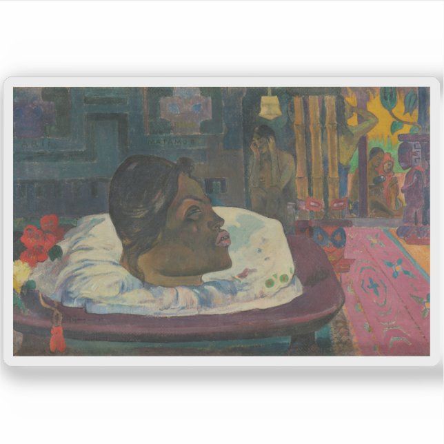 Paul Gauguin - Arii Matamoe (The Royal End) Aufkleber (Vorderseite)