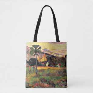 Paul Gauguin art: Komm her, Road in Tahiti,
