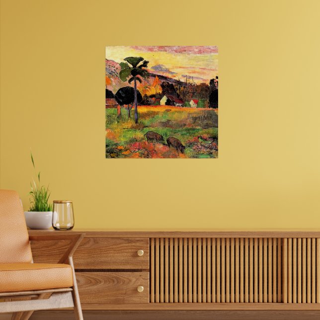 Paul Gauguin berühmtes Bild, Komm her, Poster (Wohnzimmer 2)