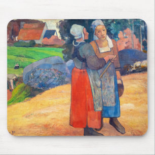 Paul Gauguin - Bretonische Bäuerinnen Mousepad
