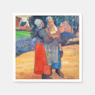 Paul Gauguin - Bretonische Bäuerinnen Serviette