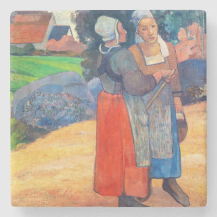 Paul Gauguin - Bretonische Bäuerinnen Steinuntersetzer