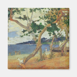 Paul Gauguin By the Seashore, Martinique 1887 ( Magnet
