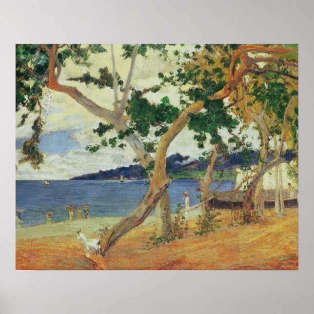 Paul Gauguin By the Seashore, Martinique 1887 ( Poster (Vorne)