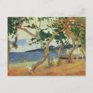 Paul Gauguin By the Seashore, Martinique 1887 ( Postkarte