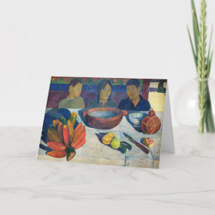 Paul Gauguin - Das Essen / Bananen Karte