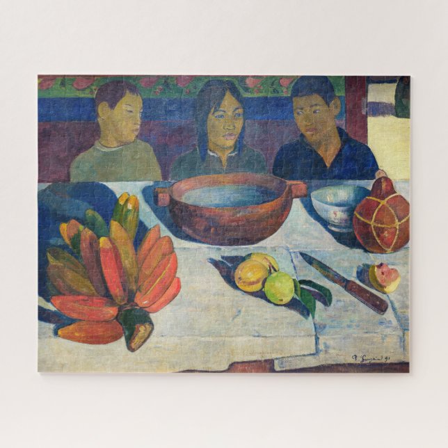 Paul Gauguin - Das Essen / Bananen Puzzle (Horizontal)
