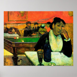 Paul Gauguin: Das Nachtcafé, Arles Poster