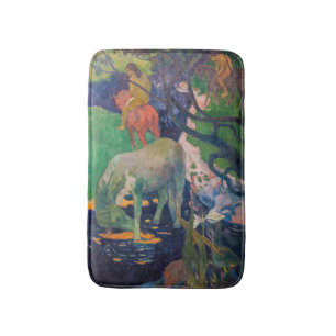 Paul Gauguin - Das weiße Pferd Badematte