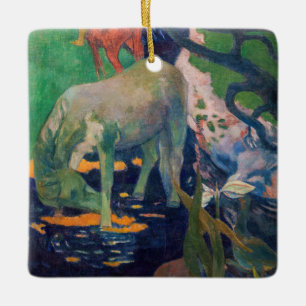 Paul Gauguin - Das Weiße Pferd Keramikornament