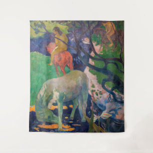 Paul Gauguin - Das Weiße Pferd Wandteppich