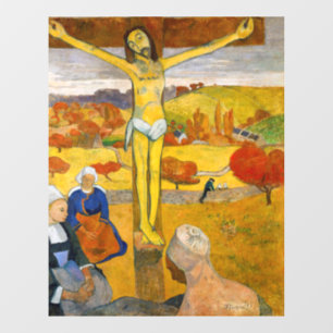 Paul Gauguin - Der gelbe Christus Fensteraufkleber