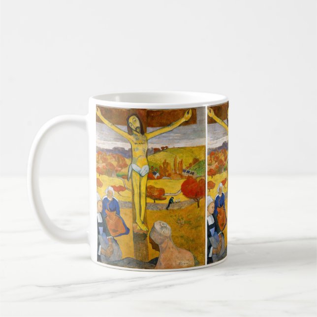 Paul Gauguin - Der gelbe Christus Kaffeetasse (Links)