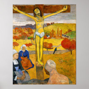 Paul Gauguin - Der gelbe Christus Poster