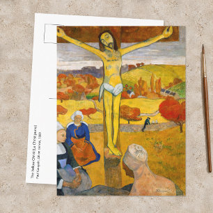 Paul Gauguin - Der gelbe Christus Postkarte