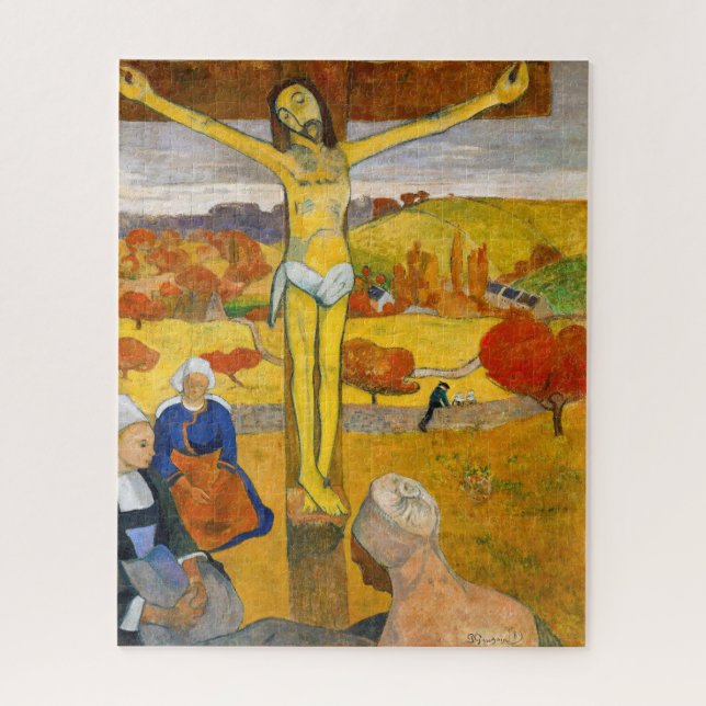 Paul Gauguin - Der gelbe Christus Puzzle (Vertikal)