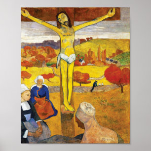 Paul Gauguin Der gelbe Christus Vintage Fine Art Poster