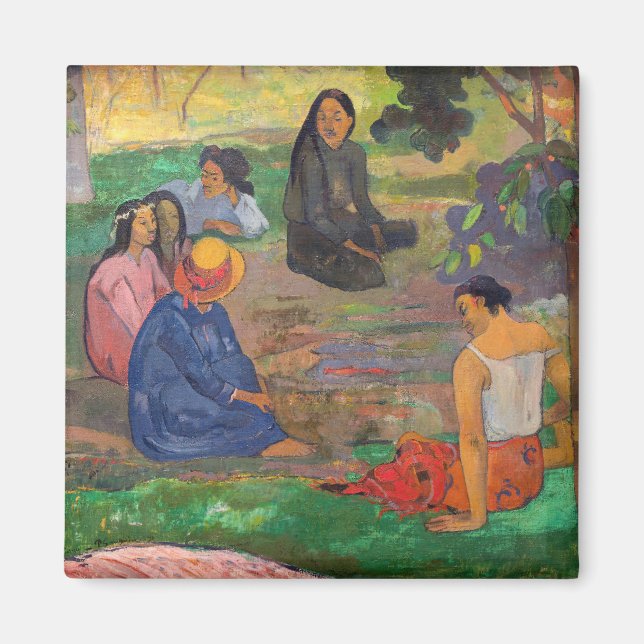 Paul Gauguin - Der Konversation / Parau Magnet (Vorne)