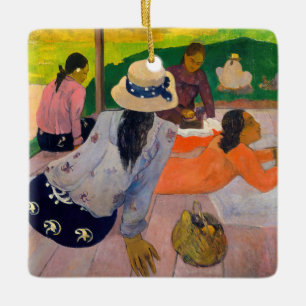 Paul Gauguin - Der Mittagsschlaf Keramikornament