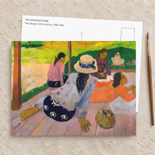 Paul Gauguin - Der Mittagsschlaf Postkarte