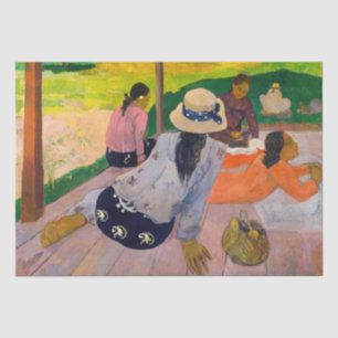 Paul Gauguin - Der Mittagsschlaf Seidenpapier
