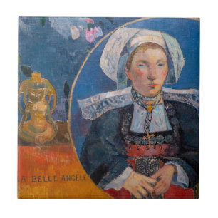 Paul Gauguin - Der schöne Engel, Pont-aven Fliese