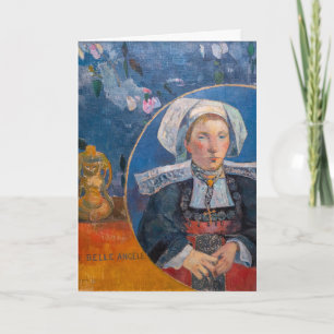 Paul Gauguin - Der schöne Engel, Pont-aven Karte