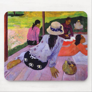 Paul Gauguin der Siesta, 1891-2 (Öl auf Mousepad