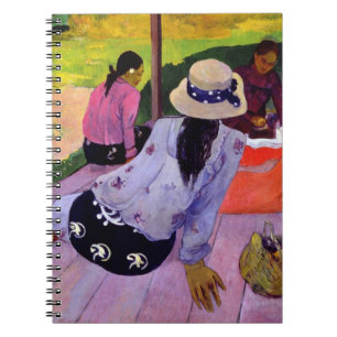 Paul Gauguin   der Siesta, 1891-2 (Öl auf Notizblock