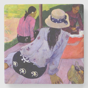 Paul Gauguin der Siesta, 1891-2 (Öl auf Steinuntersetzer