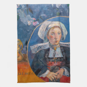 Paul Gauguin - Die schöne Engel, Pont-aven Geschirrtuch