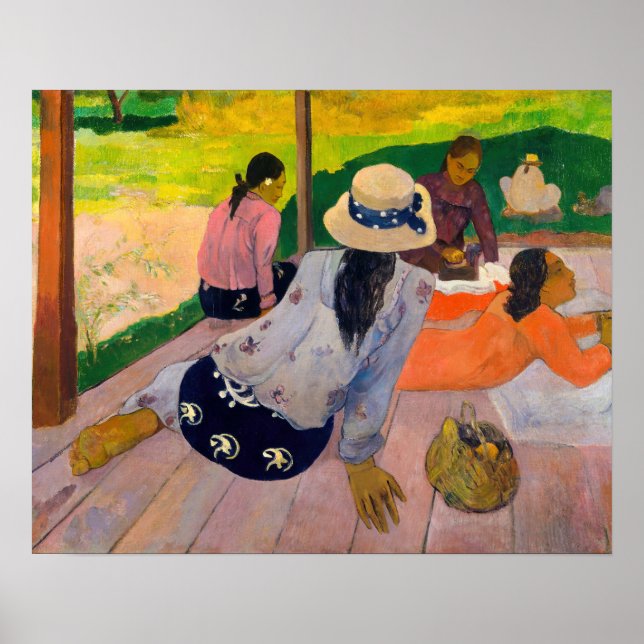 Paul Gauguin - Die Siesta Poster (Vorne)