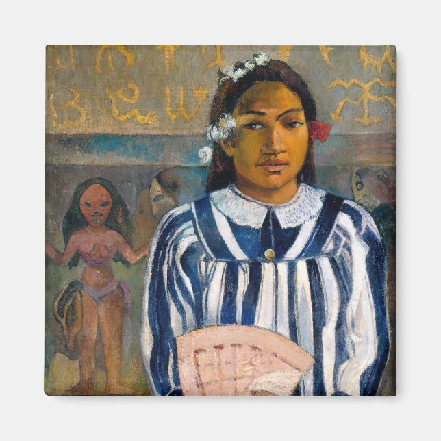 Paul Gauguin - Die Vorfahren von Tehamana Magnet (Vorne)