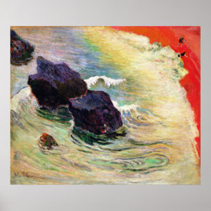Paul Gauguin   Die Welle Poster