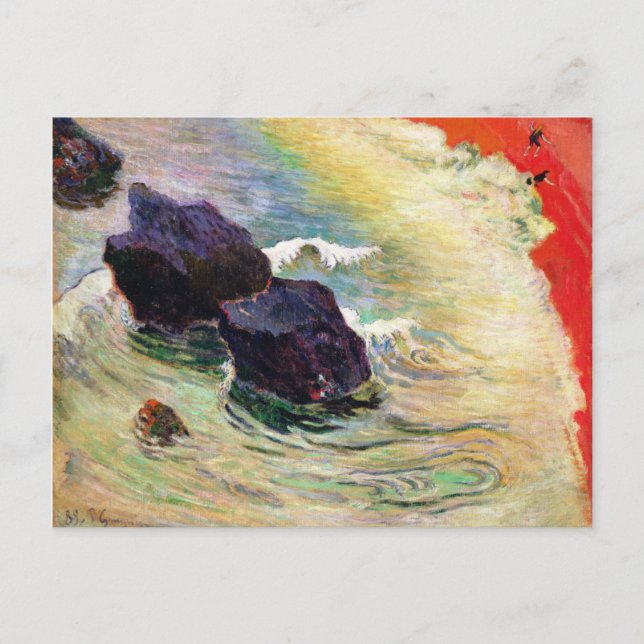 Paul Gauguin | Die Welle Postkarte (Vorderseite)
