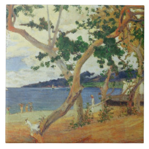 Paul Gauguin durch die Küste, Martinique, 1887 ( Fliese