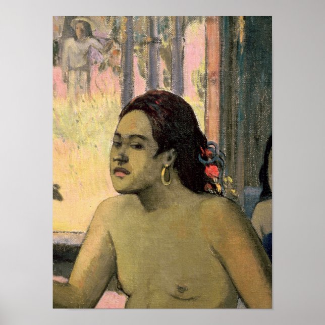 Paul Gauguin | Eiaha Ohipa oder Tahitians in einem Poster (Vorne)