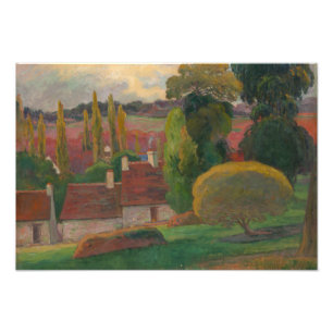 Paul Gauguin - Ein Bauernhof in der Bretagne Fotodruck