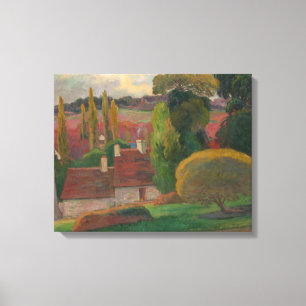 Paul Gauguin - Ein Bauernhof in der Bretagne Leinwanddruck