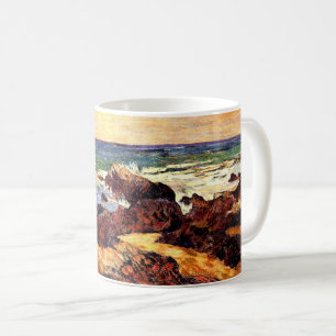 Paul Gauguin - Felsen und Meer, 1886, Kaffeetasse