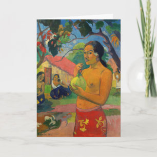 Paul Gauguin - Frau mit Frucht Karte