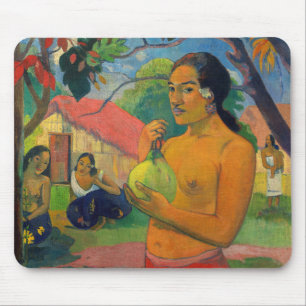 Paul Gauguin - Frau mit Frucht Mousepad