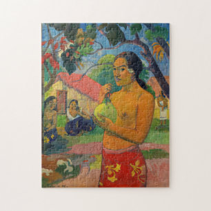 Paul Gauguin - Frau mit Frucht Puzzle