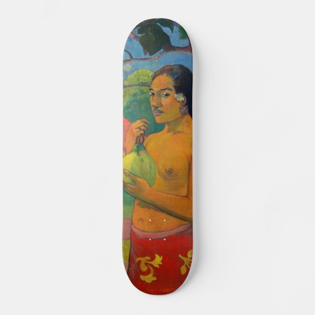 Paul Gauguin - Frauen, die eine Frucht halten Skateboard (Vorderseite)