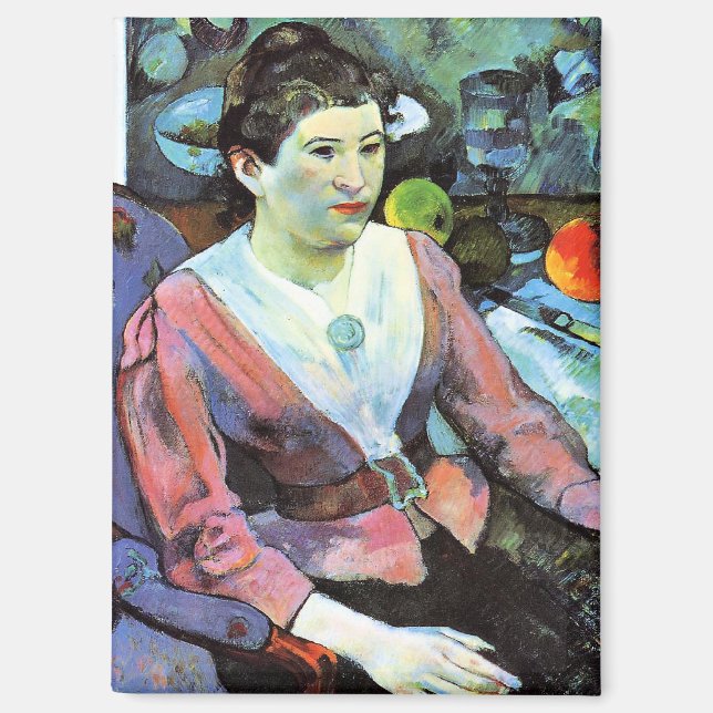 Paul Gauguin - Frauenportrait Magnet (Vorderseite)