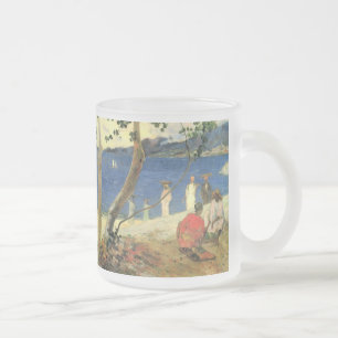 Paul Gauguin Fruit Carrier in Turin Cove oder Seas Mattglastasse
